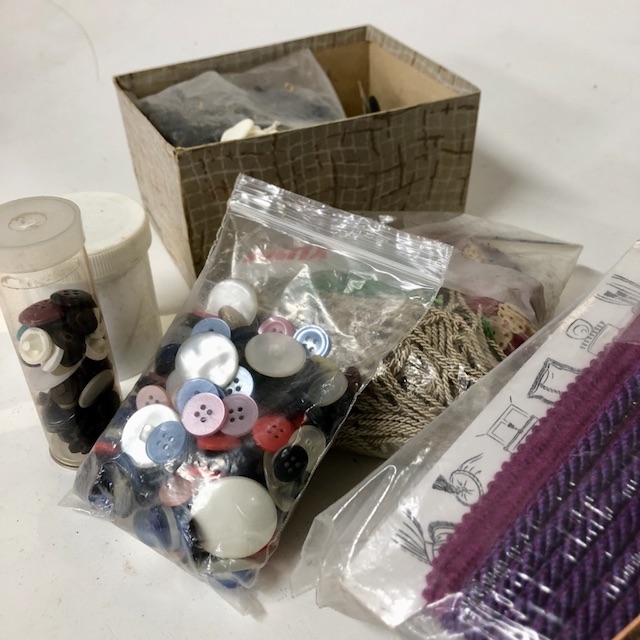SEWING PROPS, Buttons, Beads, Braids and Other